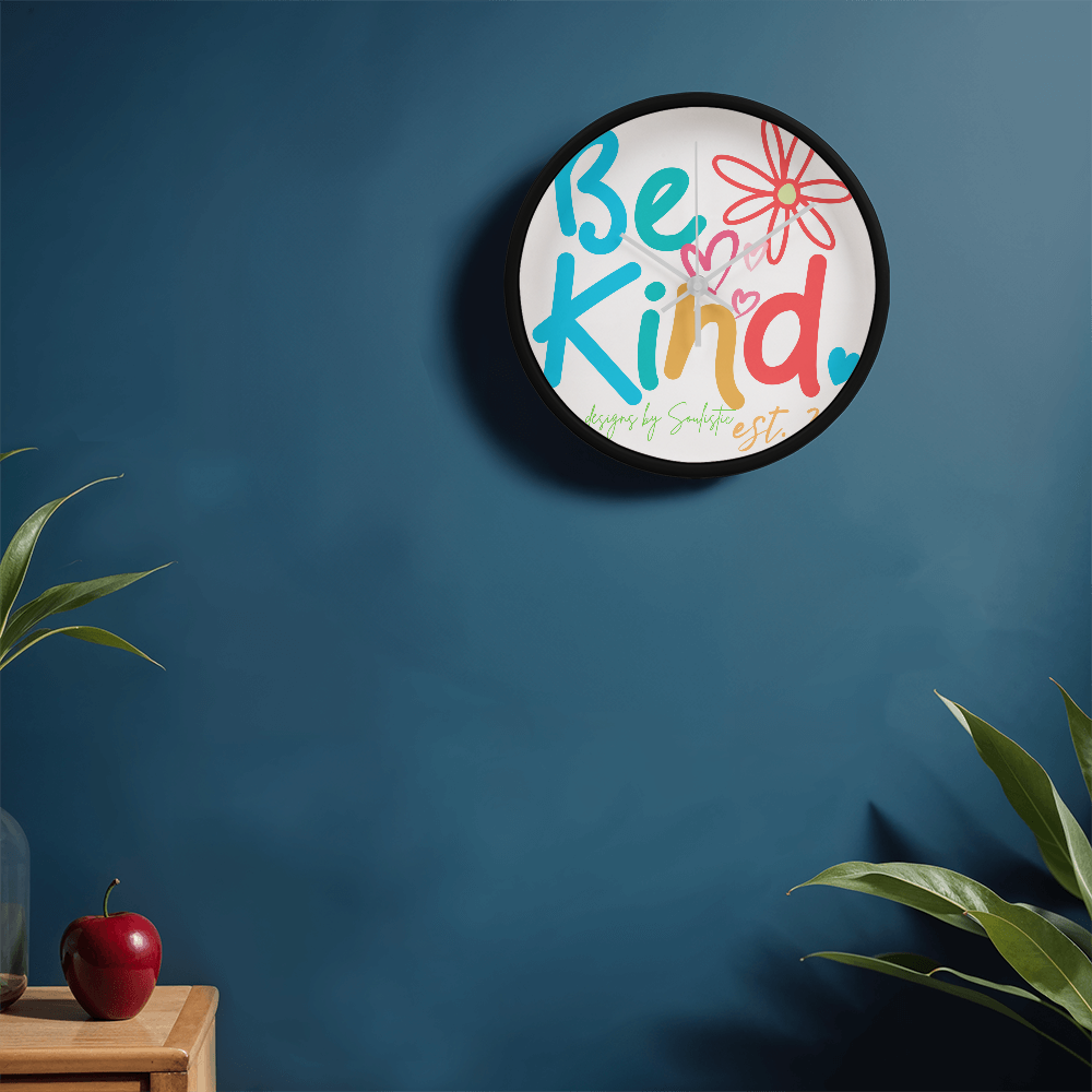 Be Kind- 10in Wall Clock